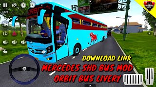 Bus Simulator Indonesia - Mercedes SHD Bus Mod - Orbit Bus Download Link - Android Gameplay FHD 826