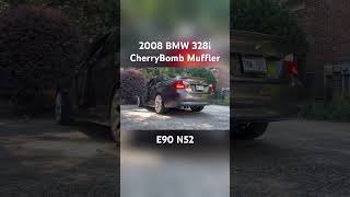 2008 BMW 328i N52 E90 CherryBomb Muffler Delete