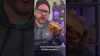 Arby’s smokehouse brisket sandwich food review!