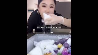 YY SUPER SQUEAKY WHITE FREEZER FROST #freezerfrost #frost #whiteice #icebites #freezer #squeakyice