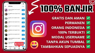 Cara Menambah Followers Instagram Gratis Tanpa Akun Tumbal Permanen 2024