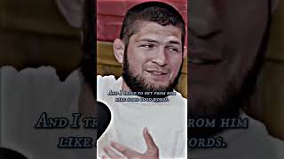 Khabib: "My father was my biggest inspiration." ❤️❤️❤️