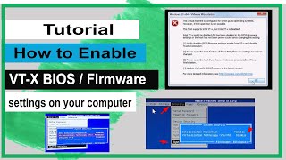 How to Enable intel VT-X BIOS / Firmware settings