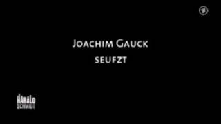 Joachim Gauck seufzt