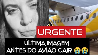 DE 👁️NOS STORY/Vídeo de uma passageira Isabela Pozzuoli que faleceu no acidente aéreo do ATR-7