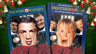 Eu coloquei JOGADORES de FUTEBOL em POSTERS de FILMES DE NATAL [Especial de Natal do Canal] - Ep #81