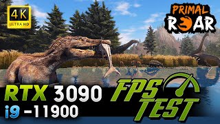 Primal Roar Jurassic Dinosaur Era RTX 3090 Gameplay - PC performance test on Ultra Graphics Settings