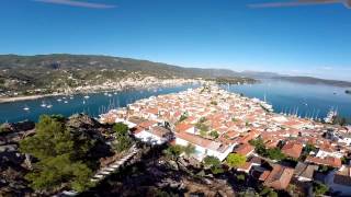 Poros ,Greece Aerial View