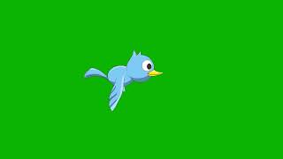 Bird Flying Vector Green Screen Video #crazydesigner