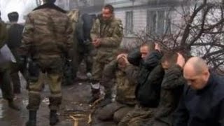 ДНР Избиение пленных Киборгов в Донецке 26 01 Донбасс War in Ukraine