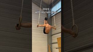 Iron cross evolution from 2016 to 2022 💍 #flexibility #workout #gym #amazing #workout #training