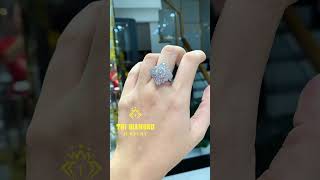 Trả hàng cho khách yêu nhẫn moissnite loại 1 sang trọng #nhannu #nhankimcuong #nhanmoissanite