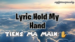 lady Gaga  _ Hold my hand (lyric) et traduction française  🎶 🎼 🌏