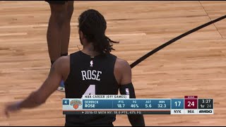 DERRICK ROSE DEBUT vs Miami Heat | FULL Game Highlights | 14 Pts 3 Ast | NBA 20/21 Season