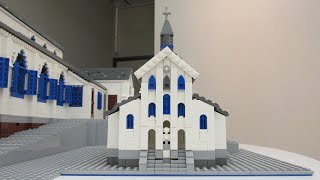 The making of Lego mini Oura Cathedral