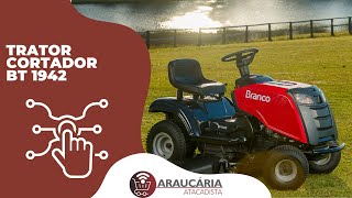 TRATOR CORTADOR DE GRAMA BRANCO BT 1942