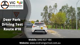 Deer Park Driving Test Route #10 | VIC Driving School