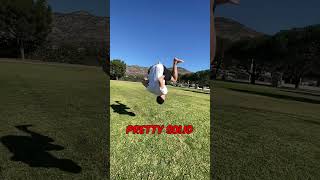 Backflip Only Using Leg Strength