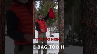 DON'T DO THIS When You Hang Your Bear Bag In A Tree