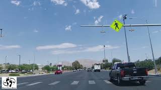 Vegas Drive Tour Las Vegas Scenic Eastbound Stretch E Bonanza Rd., Las Vegas, Nevada!