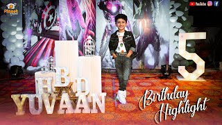 YUVAAN 5th BIRTHDAY HIGHLIGHT 2023 - PLANET STUDIO REWA #birthday #celebration