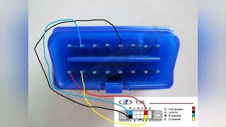 OBD2/ELM327. Подключение к авто с разъемом 12 pin.