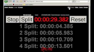 Online Stopwatch - Stopwatch.OnlineClock.net