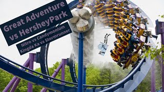 Lineup War Six Flags Great Adventure vs HersheyPark (Which has the better rollercoasters?)