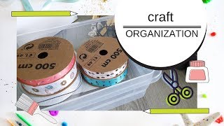 Organizacja rzeczy do craftu | Craft Organization