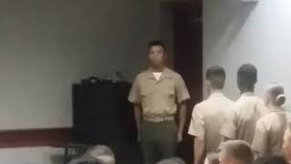 Christian's USMC School Graduation