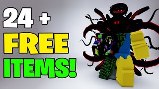 HURRY! GET 24+ FREE ITEMS NOW IN ROBLOX BEFORE THEY ARE GONE! 🤑😎