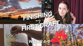 Finishing my First Draft in 8 Weeks || Writing Vlog Weeks 4-6