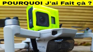 Dji Mavic Mini avec gopro dessus - Chose a ne pas faire avec un drone- test drone avec gopro