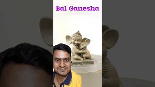 Bal Ganesha and mushak murti making with clay#shorts #shortsfeed #trendingshorts #viralvideos