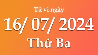 Tử Vi Ngày 16/07/2024 Của 12 Con Giáp | Triệu phú tử vi