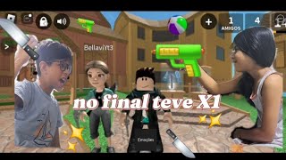 jogando mm2 com a minha irmã *x1 no final.