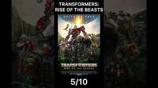 Transformers Films Ranked (2007-2023)