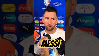 Messi después del encuentro entre Argentina 🇦🇷 y 🇨🇱 Chile Copa América 🏆 2024