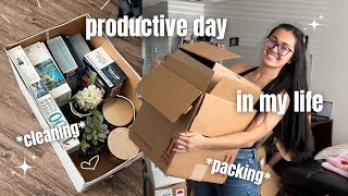 PRODUCTIVE DAY IN MY LIFE 📦 moving out, packing, Sonic slushie, editing + MORE