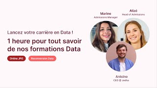 Comment réussir sa reconversion en Data ?  |  Online JPO - Jedha Bootcamp