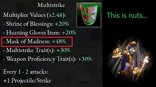 HoT: Mask of Madness is MADNESS (48% Multistrike from one item!?!?)