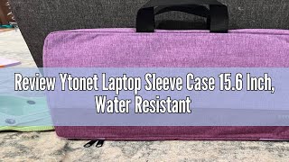 Review Ytonet Laptop Sleeve Case 15.6 Inch, Water Resistant Laptop Cover TSA Travel Business Compute