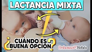 LACTANCIA MIXTA 💦🍼 3 CASOS en dónde es la SOLUCIÓN