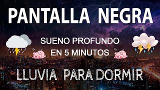 Sonido de Lluvia Fuerte y Tormenta Eléctrica - Pantalla Negra Permanece Inactiva Durante 10 Horas