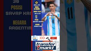 ANGEL DI MARIA RESMI PENSIUN DARI TIMNAS ARGENTINA #argentina