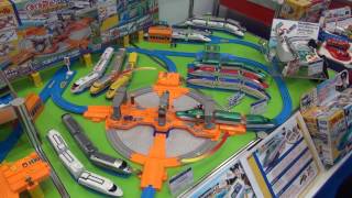 【プラレール】ぐるぐる回る! ビッグ転車台基地/東京おもちゃショー2016/TAKARA TOMY Plarail in  TOKYO TOY SHOW 2016