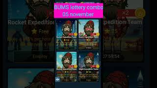 Bums lottery cards today 5 November| Bums Daily Lottery Cards | Bums combo cards today