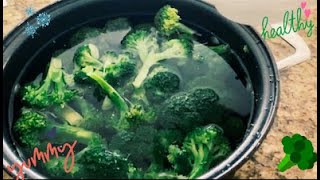 How to Reserve Broccoli/How Freeze Broccoli/ كيفية تجميدالبروكلي