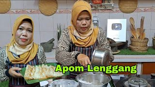 Apom Lenggang cara lama