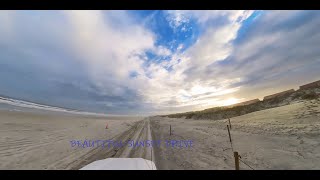 Amazing Sunset Drive on Beach! Plus it's 4k with a 360 view!!